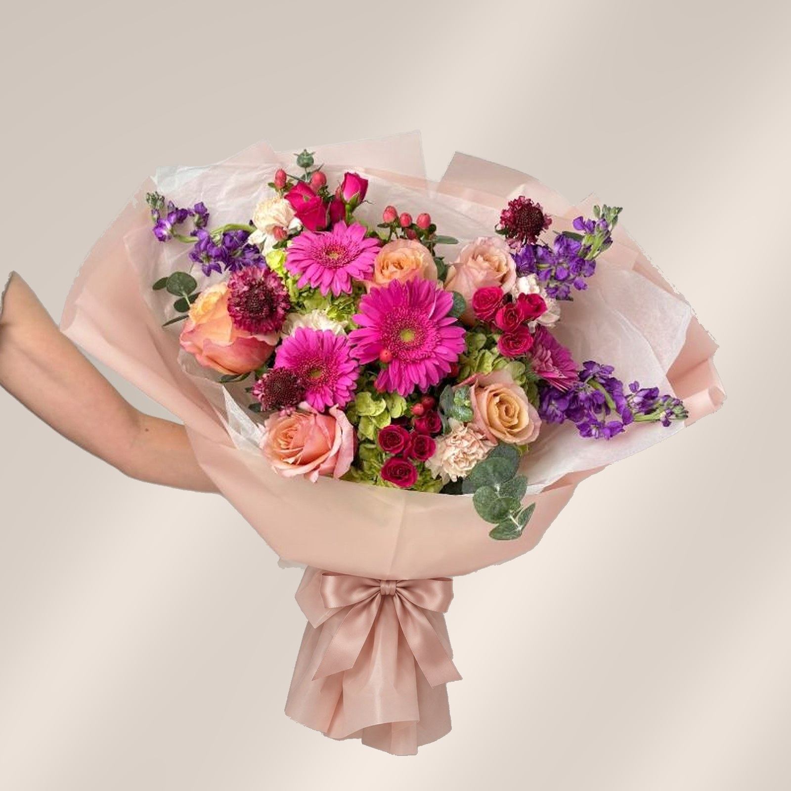 Signature bouquet collection. Vivid color
