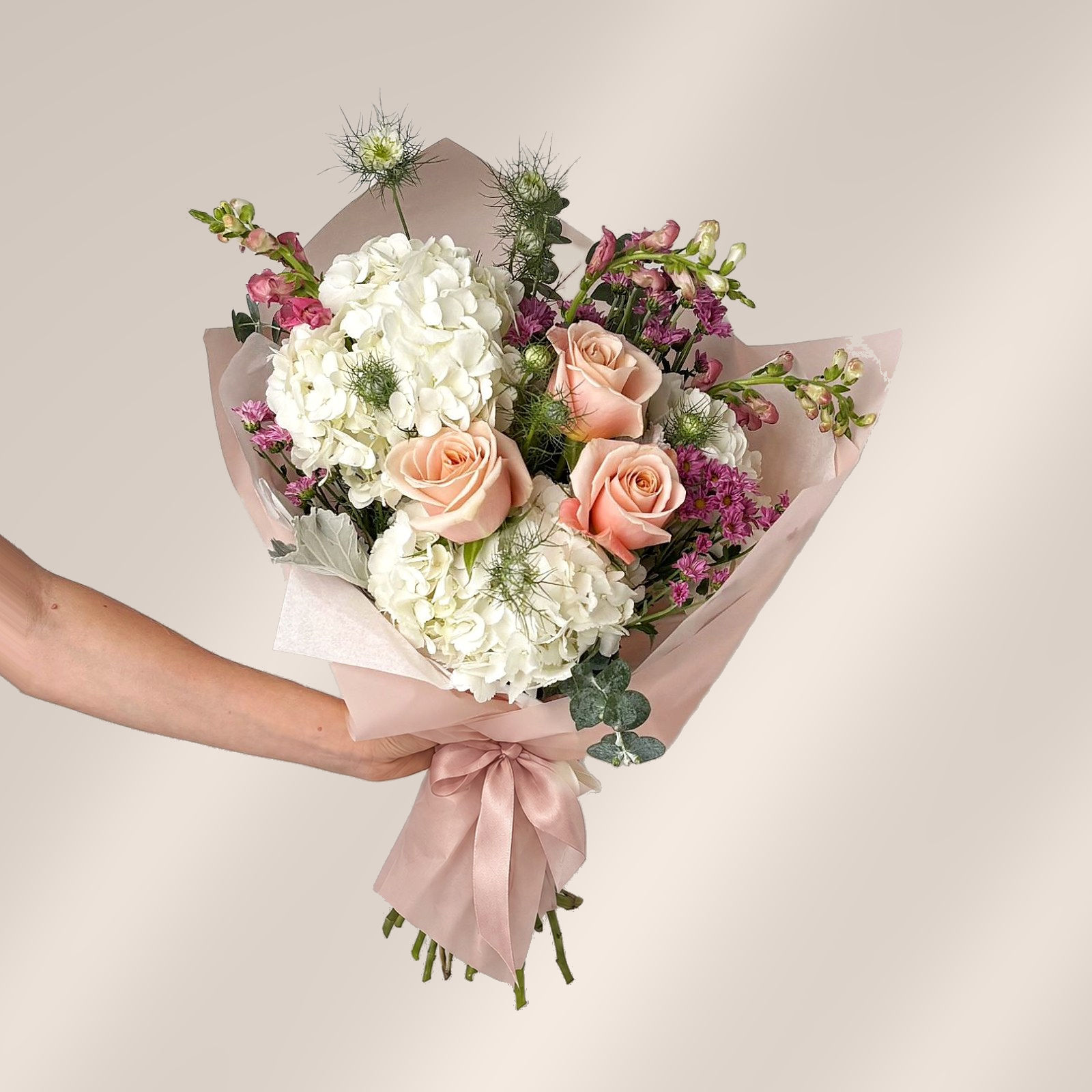 Signature Bouquet Collection. Blush color