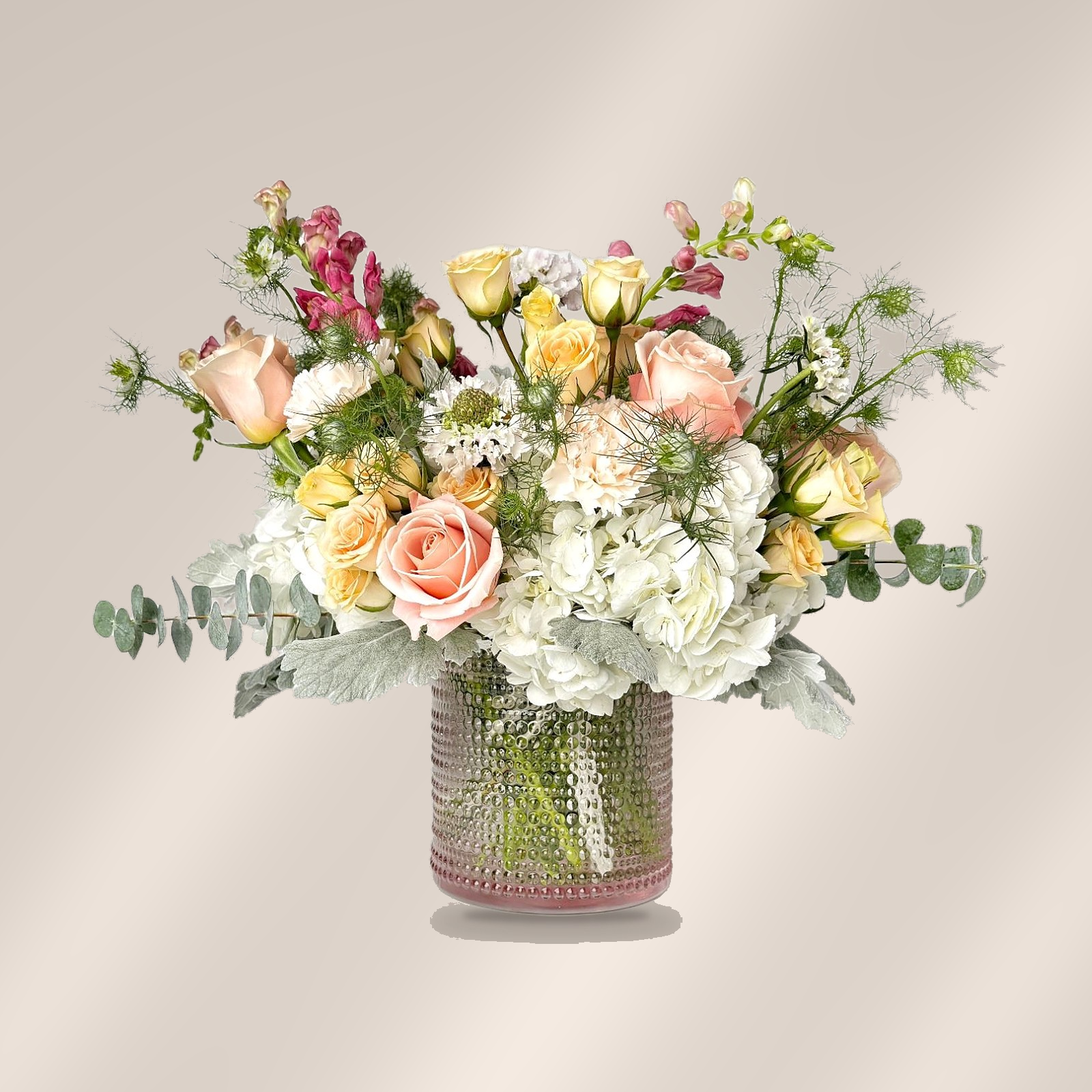 Signature vase collection. Blush color